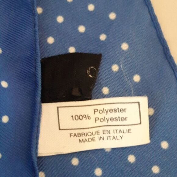 Oroton Italian Floral Scarf with Polka Dot Border - Picture 7 of 8